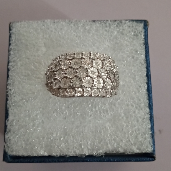 DIAMOND GENUINE REAL DIAMOND'S RING  NWT - Picture 4 of 6